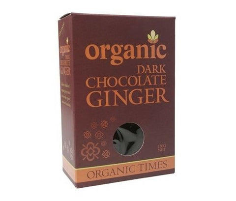 Organic Times Dark Chocolate & Ginger 150g