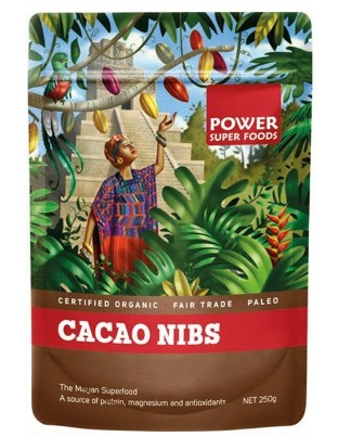Power Super Foods Organic Cacao Nibs 250g