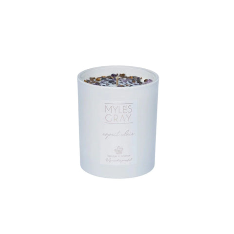 Myles Gray Crystal Infused Soy Candle - Mini Coconut & Clarity 100g