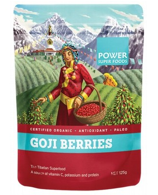 Power Super Foods Organic Goji Berries 125g