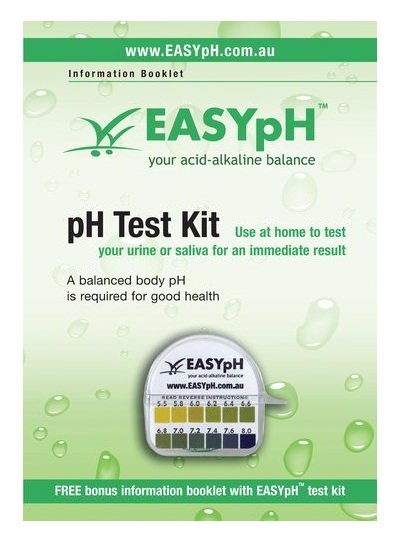 EASYpH Test Paper + booklet (FREE SHIPPING)