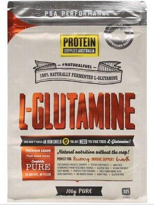 Protein Supplies Australia L-Glutamine 100% Pure Powder 200g