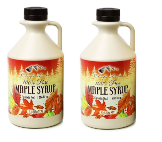 2 x Chef's Choice 100% Pure Canadian Maple Syrup BULK 1L DEAL