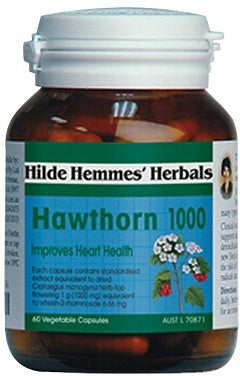 Hilde Hemmes Herbal's Hawthorn 1000mg 60vc