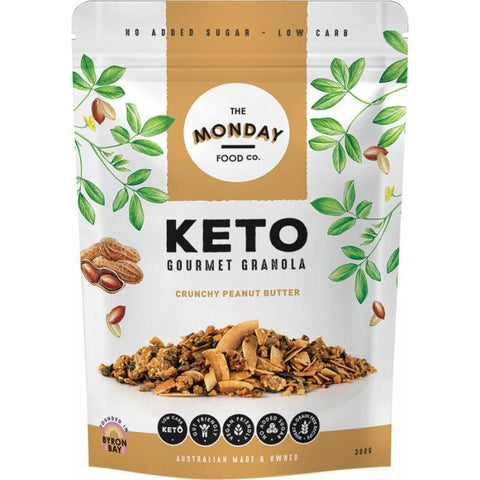 Monday Food Co. Keto Granola Crunchy Peanut Butter 300g