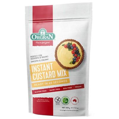 Orgran Gluten Free Custard Mix 200g x 8