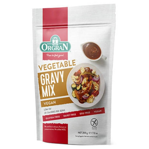 Orgran Gluten Free Gravy Mix (Vegetarian) 200g x8