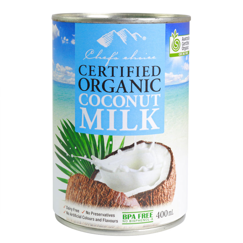 Chef's Choice Certified Organic Coconut Milk 400g