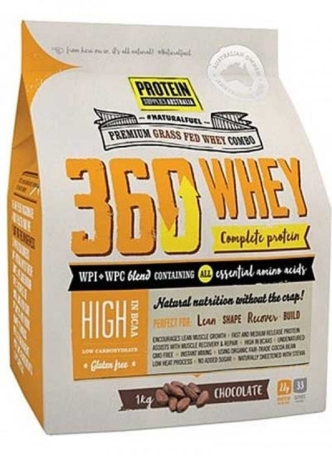 Protein Supplies Australia 360 Whey Chocolate 1kg