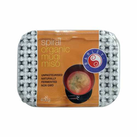 Spiral Foods Unpasteurized Certified Organic Barley Miso 400g