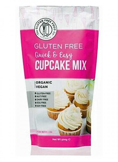THE GLUTEN FREE FOOD CO. Quick & Easy Cupcake Mix - 500g