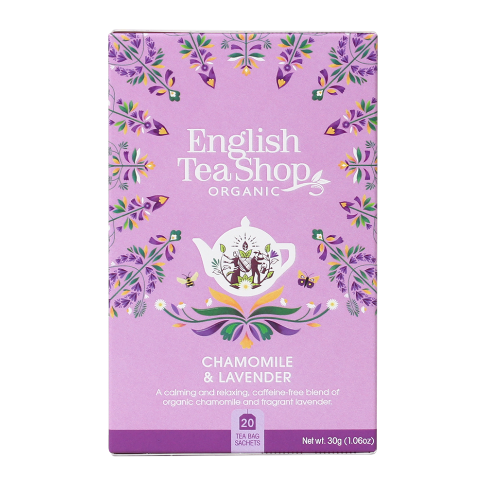English Tea Shop Organic Chamomile Lavender 20 Bags x 6