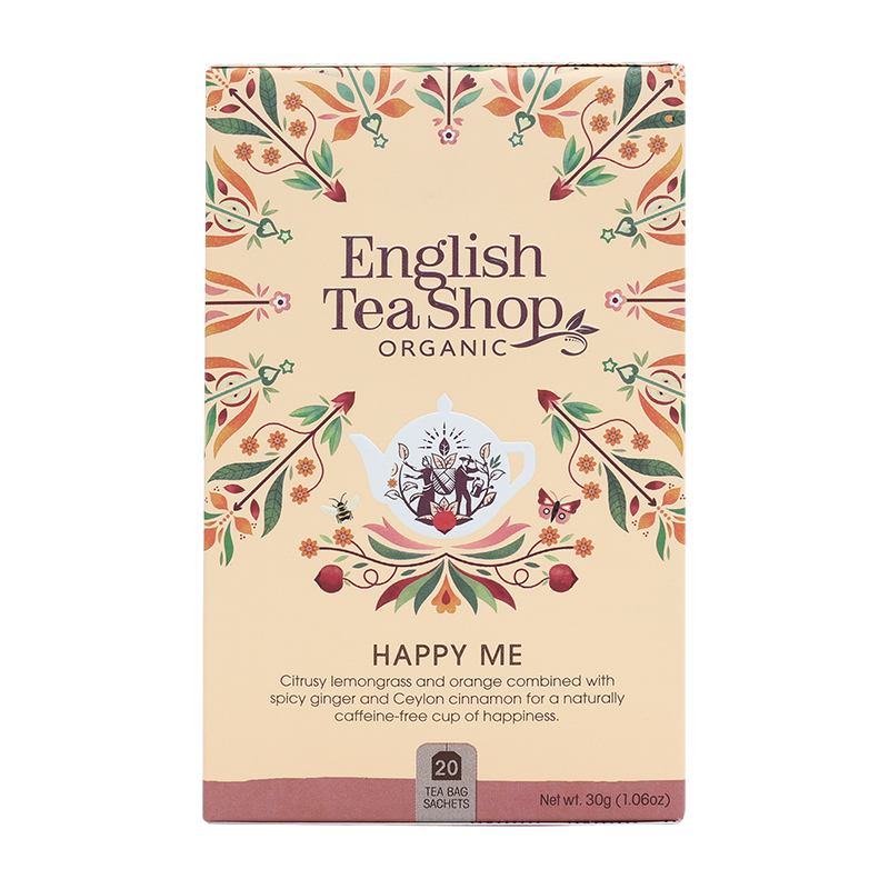 English Tea Shop Organic Wellness Happy Me Teabags 20pc x 6 boxes