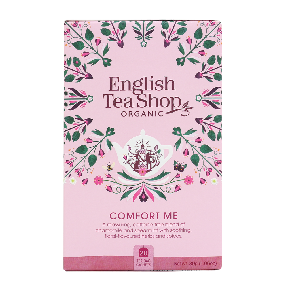 English Tea Shop Organic Wellness Comfort Me Teabags 20 Bags x 6