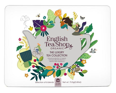 English Tea Shop Organic Gift Pack Luxury Collection White 36 Sachets