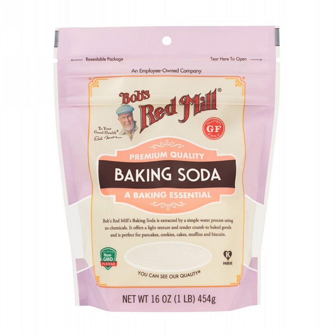Bob's Red Mill Pure Baking Soda Pouch 454g front 