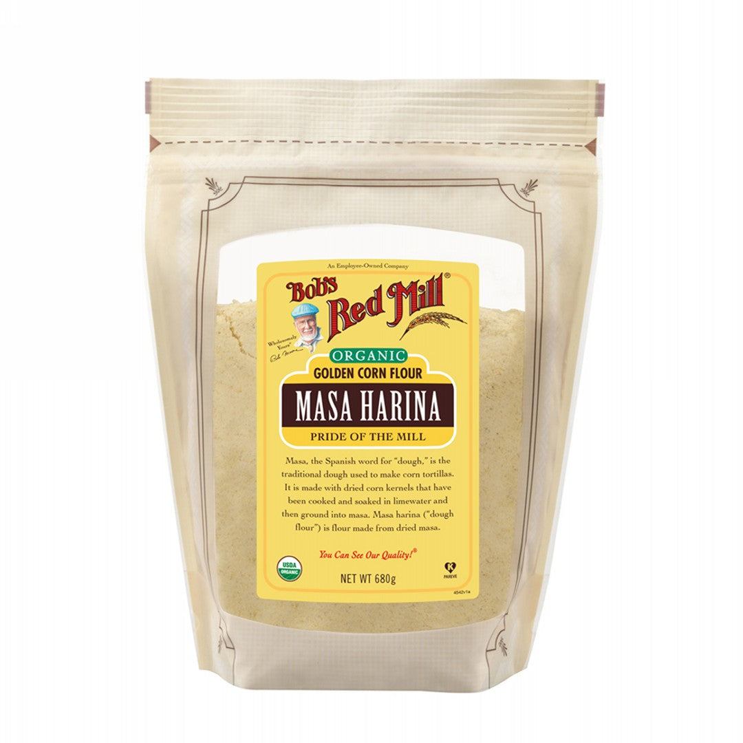Bob's Red Mill Certified Organic Masa Harina Pouch 680g front