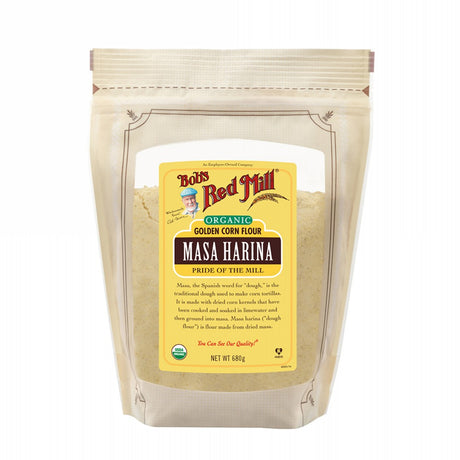 Bob's Red Mill Certified Organic Masa Harina Pouch 680g front