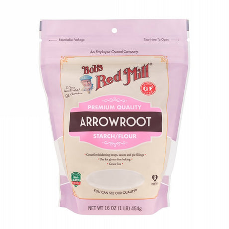 Bob's Red Mill Arrowroot Starch Flour 453g front