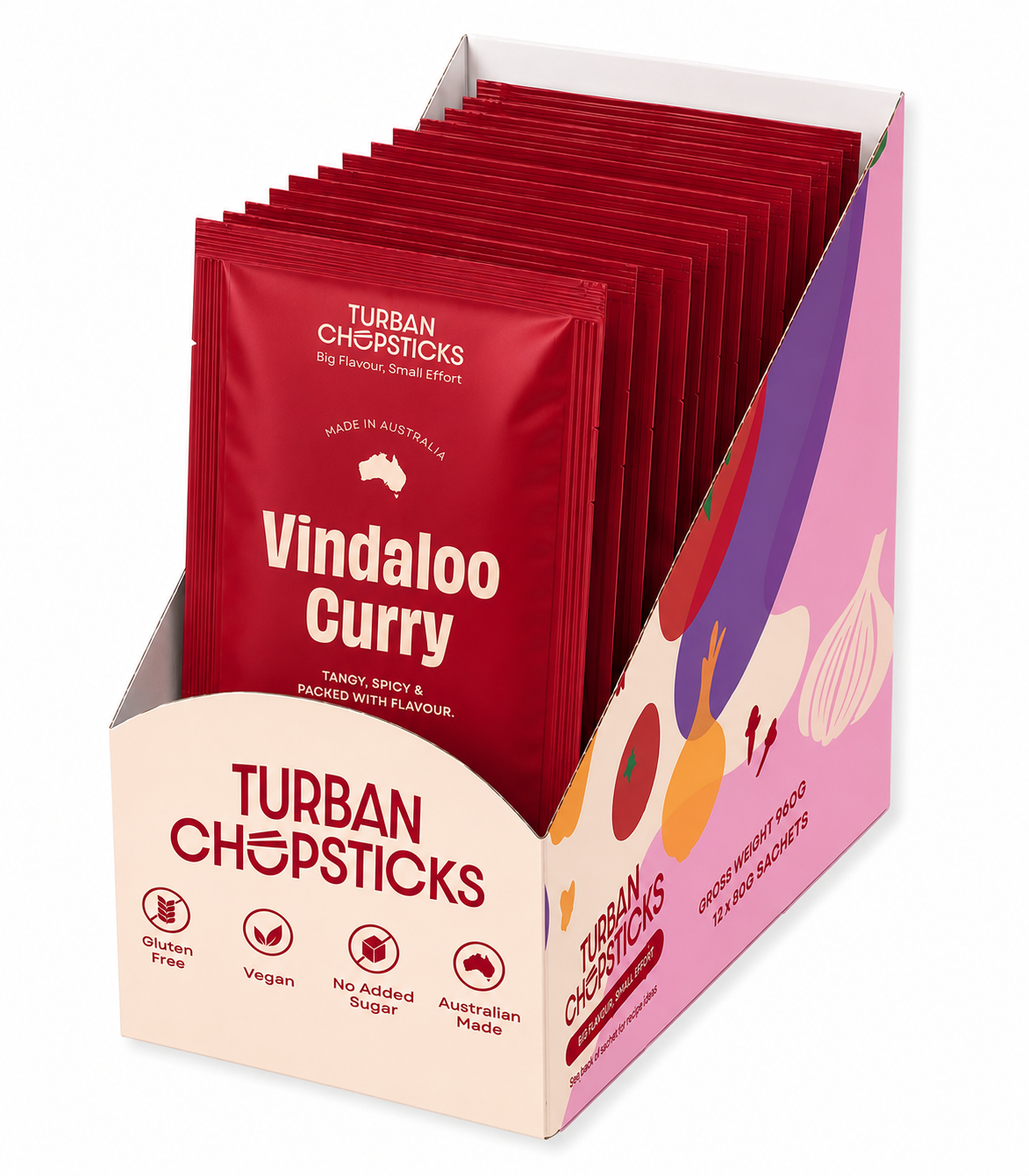 Turban Chopsticks Curry Paste Vindaloo Curry 80g
