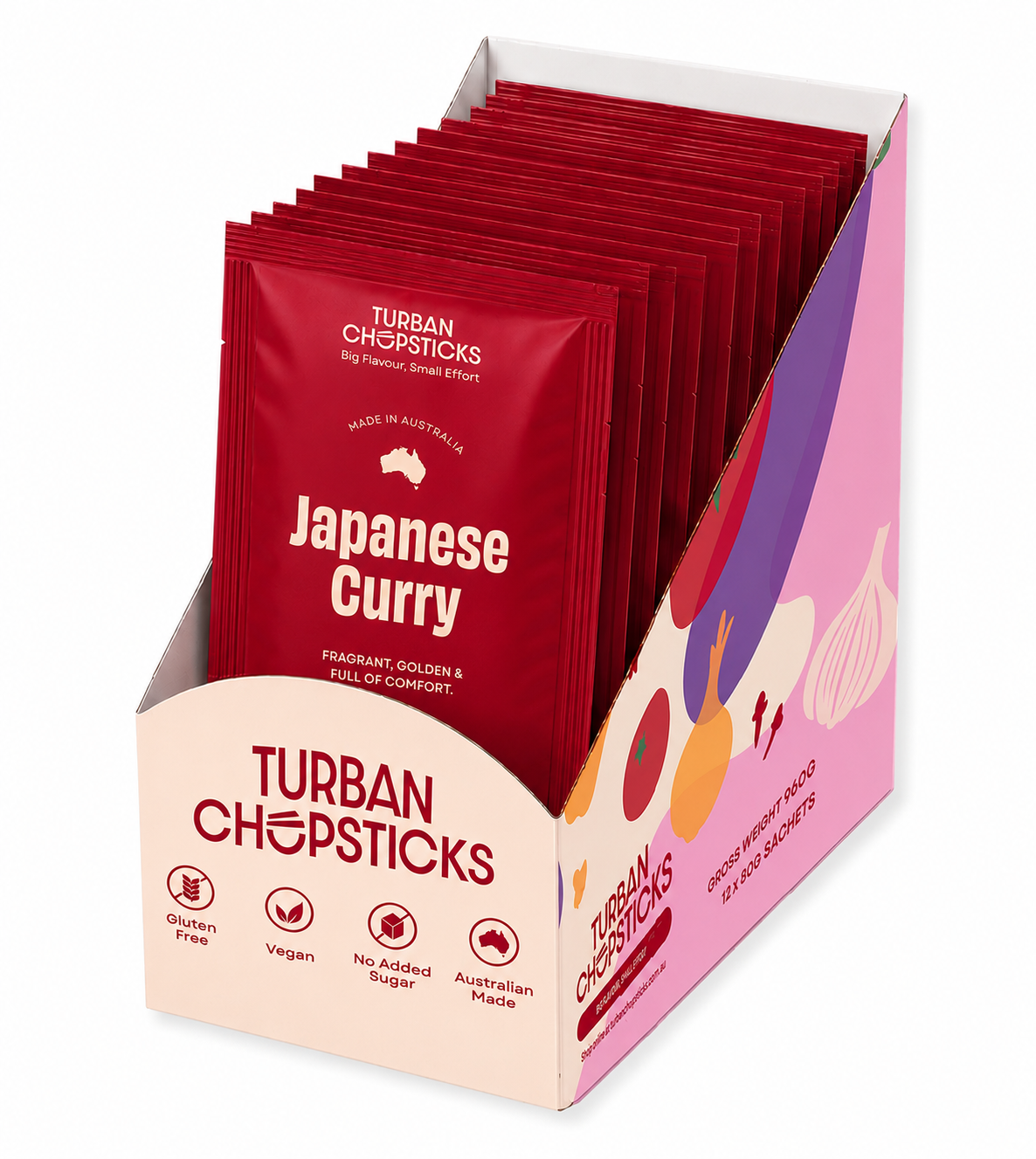 Turban Chopsticks Curry Paste Japanese Curry 80g