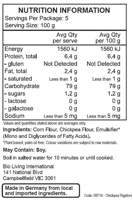 Alb-Gold Sietz Gluten Free Rigatoni 500g