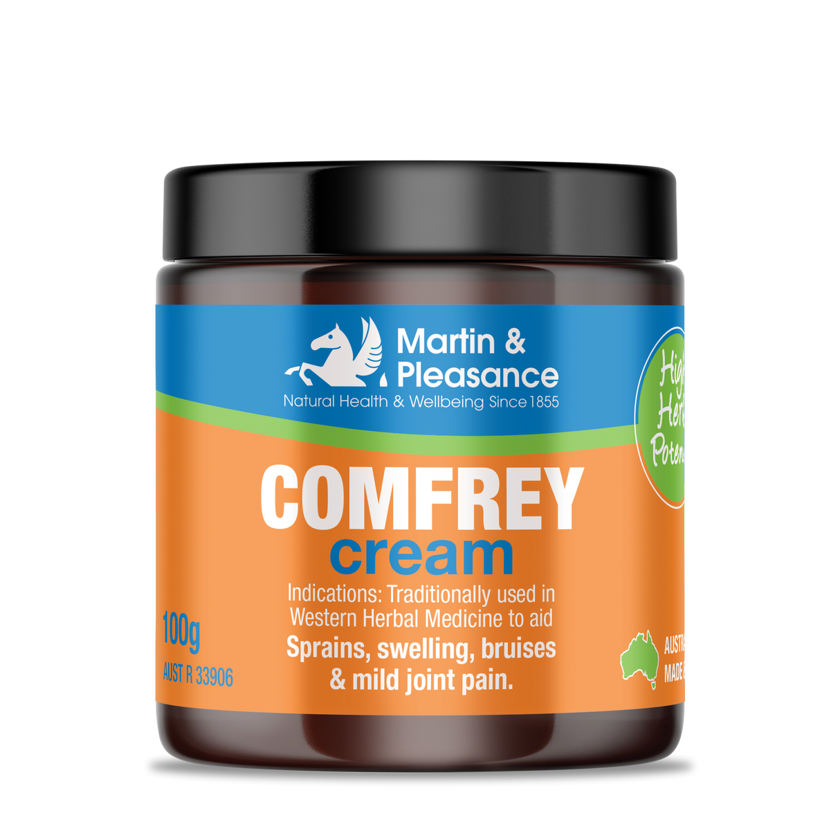 Martin & Pleasance All Natural Cream Comfrey 100g