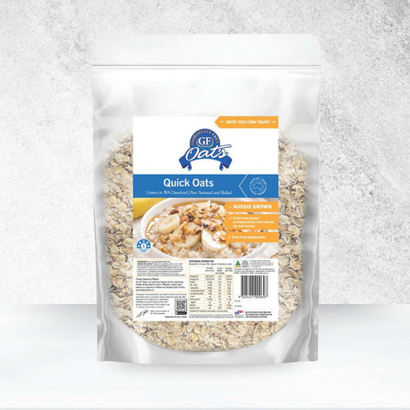 Gloriously Free Quick Oats 1kg front