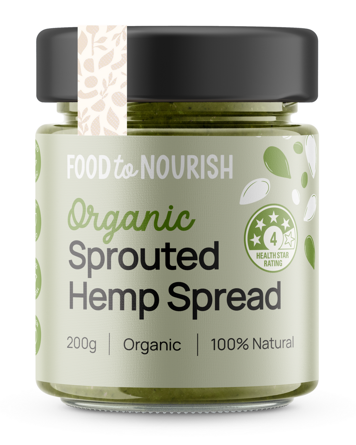 Food to Nourish Sprouted Hemp Seed Spread 200g