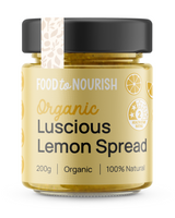 Food to Nourish Organic Luscious Lemon Spread 200g
