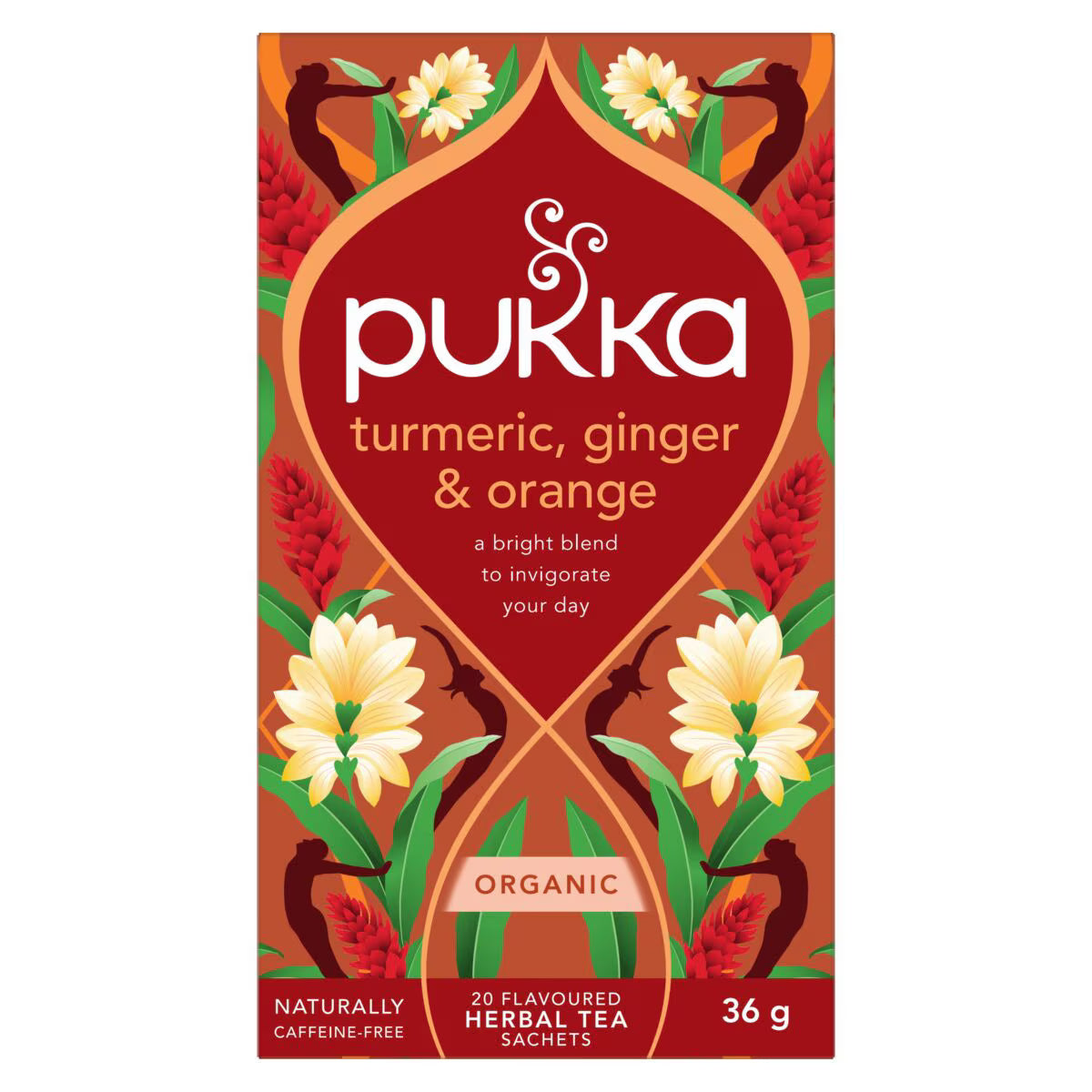 Pukka Herbs Turmeric Ginger Orange x 20 Tea Bags