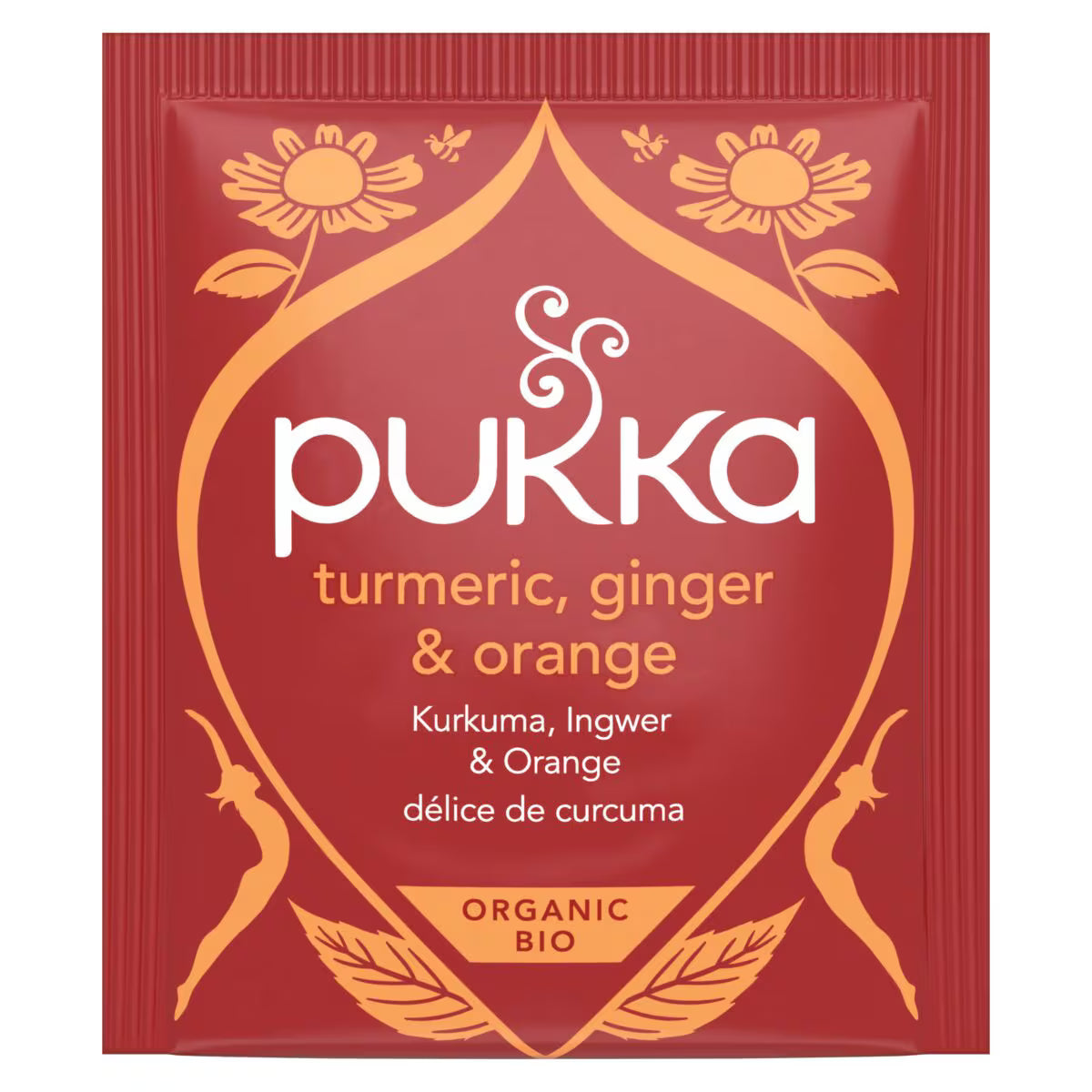 Pukka Herbs Turmeric Ginger Orange x 20 Tea Bags
