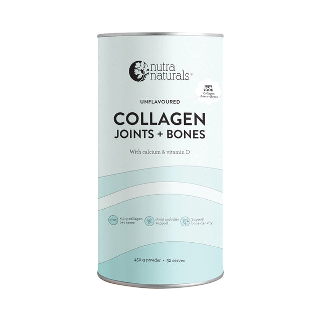 Nutra Naturals Collagen Joints + Bones 450g front