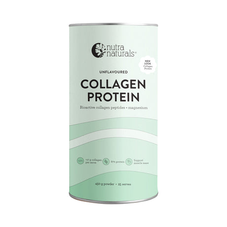Nutra Naturals Collagen Protein Unflavoured 450g front