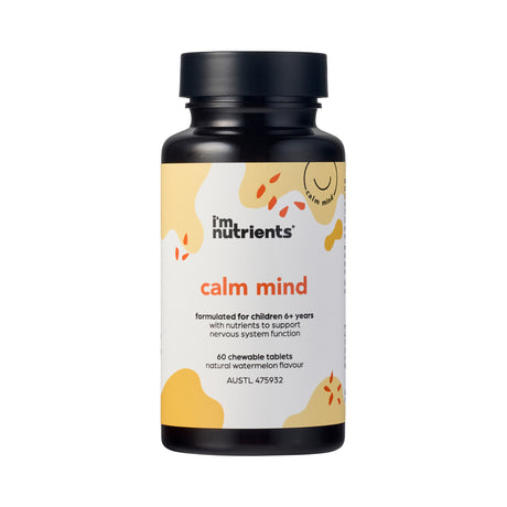 IM Nutrients Calm Mind Chewable 60 Tablets front