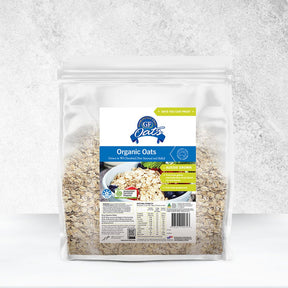 Gloriously Free Certified Organic Oats 2kg front