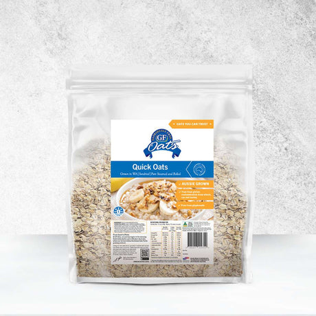 Gloriously Free Quick Oats 2kg front