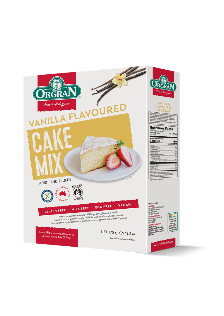 Orgran Gluten Free Vanilla Cake Mix 375g
