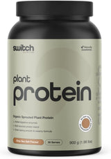 Switch Nutrition Organic Protein Sprouted Plant Choc Sea Salt 900g - BB 10/12/26