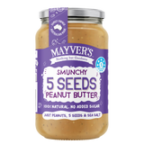 Mayver's Peanut Butter with 5 Seeds 375g x6