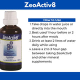 ZeoActiv8 Zeolite 50ml directions