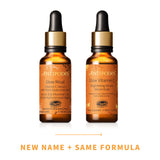 Side by side Antipodes Glow Ritual Vitamin C Serum and Glow Vitamin C Brightening Serum showing new name with same formula
