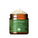 Antipodes Lime Caviar Collagen Rich Firming Cream product jar