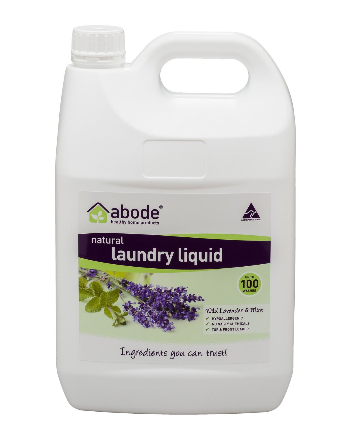 Abode Laundry Liquid Lavender & Mint 4L