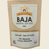 Abundance Farm Baja Mineral Sea Salt Fine 454g front