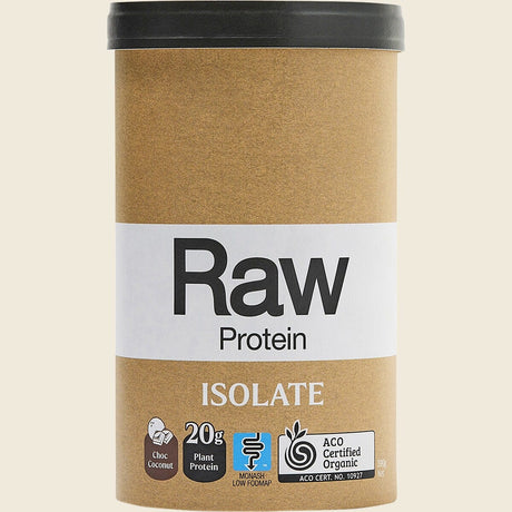 Amazonia Raw Protein Isolate Choc Coconut 390g Front