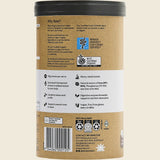 Amazonia Raw Protein Isolate Choc Coconut 390g Back