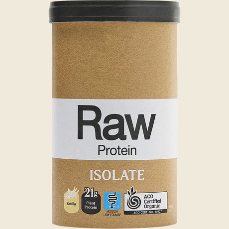 Amazonia Raw Protein Isolate Vanilla 390g Front