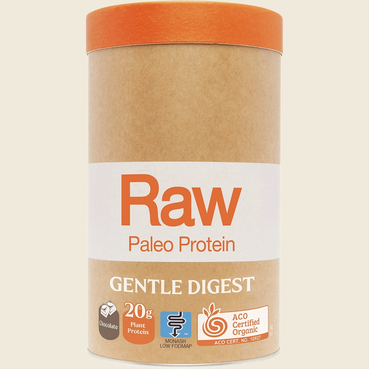 Amazonia Raw Gentle Digest Paleo Protein Chocolate 1kg Front