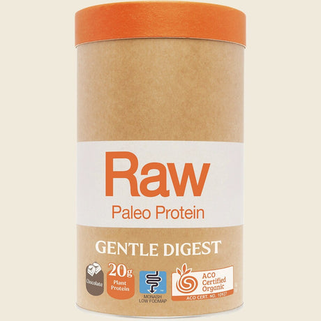 Amazonia Raw Gentle Digest Paleo Protein Chocolate 1kg Front